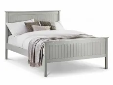 Julian Bowen Julian Bowen Maine 4ft6 Double Dove Grey Wooden Bed Frame