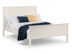 Julian Bowen Maine 4ft6 Double Surf White Wooden Bed Frame