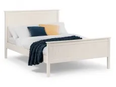 Julian Bowen Julian Bowen Maine 4ft6 Double Surf White Wooden Bed Frame