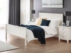 Julian Bowen Julian Bowen Maine Surf White Wooden Bed Frame