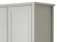 Julian Bowen Julian Bowen Maine Dove Grey 2 Door 1 Drawer Double Wardrobe