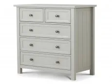 Julian Bowen Julian Bowen Maine Dove Grey 3+2 Chest of Drawers