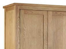 Julian Bowen Julian Bowen Marlborough 2 Door 2 Drawer Oak Wooden Double Wardrobe (Flat Packed)