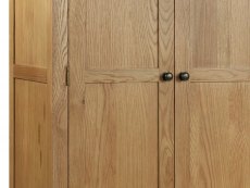 Julian Bowen Julian Bowen Marlborough 2 Door 2 Drawer Oak Wooden Double Wardrobe (Flat Packed)