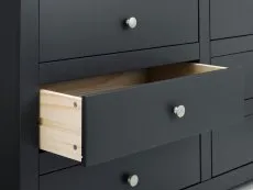 Julian Bowen Julian Bowen Radley Anthracite 6 Drawer Chest of Drawers