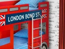 Julian Bowen Julian Bowen Red London Bus Bunk Bed Frame