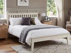 Julian Bowen Julian Bowen Salerno Ivory Wooden Bed Frame