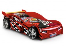 Julian Bowen Scorpion 3ft Single Red Racing Car Bed Frame
