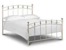 Julian Bowen Julian Bowen Sophie 4ft6 Double Ivory Metal Bed Frame