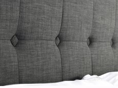 Julian Bowen Sorrento 4ft6 Double Grey Upholstered Fabric Bed Frame