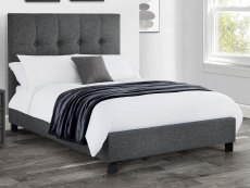 Julian Bowen Julian Bowen Sorrento 4ft6 Double Grey Upholstered Fabric Bed Frame