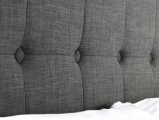Julian Bowen Julian Bowen Sorrento 5ft King Size Grey Upholstered Fabric Bed Frame