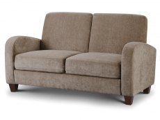 Julian Bowen Vivo Mink Chenille Fabric 2 Seater Sofa Bed