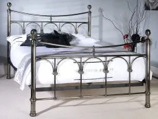 Limelight Limelight Sigma Antique Nickel Metal Bed Frame
