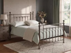 Limelight Limelight Virgo Black Chrome Metal Bed Frame