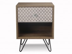 LPD LPD Casablanca Light Walnut Effect Lamp Table (Flat Packed)