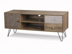 LPD LPD Casablanca Light Walnut Effect TV Cabinet (Flat Packed)