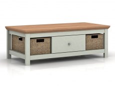 LPD Cotswold Grey and Oak Coffee Table (Flat Packed)