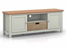 LPD Cotswold Grey and Oak TV Media Cabinet (Flat Packed)