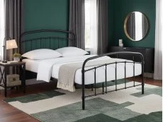 LPD LPD Halston Black Metal Bed Frame
