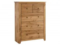 LPD LPD Havana 3+2 Pine Wooden Chest of Drawers