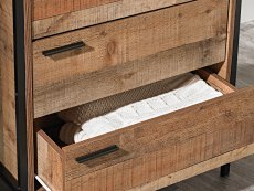 LPD LPD Hoxton Rustic 3 Drawer Chest of Drawers (Flat Packed)