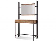 LPD LPD Hoxton Rustic Dressing Table and Mirror (Flat Packed)