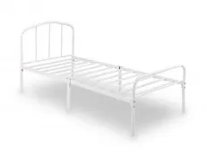 LPD Milton 3ft Single White Metal Bed Frame