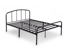 LPD Milton 4ft Small Double Black Metal Bed Frame