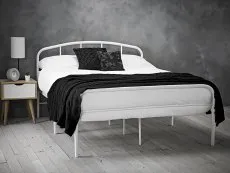 LPD LPD Milton 4ft Small Double White Metal Bed Frame