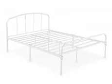 LPD LPD Milton 4ft Small Double White Metal Bed Frame