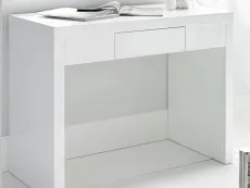 LPD LPD Puro White High Gloss 1 Drawer Dressing Table