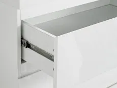 LPD Puro White High Gloss 1 Drawer Dressing Table