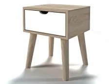 LPD LPD Scandi Oak and White Lamp Table