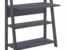 LPD LPD Tiva Charcoal Ladder Shelving Unit with Desk