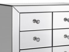 LPD LPD Valentina 2+2 Mirrored Chest of Drawers (Assembled)