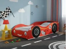 Kidsaw Kidsaw Racing Car Red Junior Bed Frame