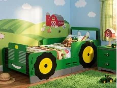 Kidsaw Kidsaw Green Tractor Junior Bed Frame