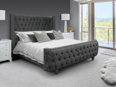 Oliver and Sons Oliver and Sons Olympia 5ft King Size Upholstered Fabric Bed Frame