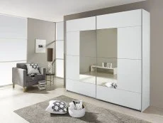 Rauch Rauch Kira Sliding Door Mirrored Large Double Wardrobe