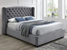 Sareer Ambassador Dark Grey Fabric Bed Frame Sareer Ambassador Dark Grey Fabric Bed Frame