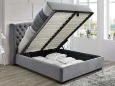 Sareer Sareer Ambassador Dark Grey Fabric Ottoman Bed Frame