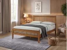 Sareer Sareer Sandhurst Oak Wooden Bed Frame