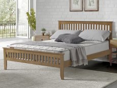 Sareer Sareer Sandhurst 4ft6 Double Oak Wooden Bed Frame