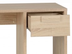Seconique Seconique Cambourne Sonoma Oak 1 Drawer Desk (Flat Packed)