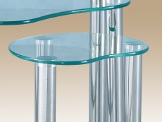 Seconique Seconique Cara Glass Nest of Tables (Flat Packed)
