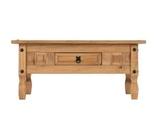 Seconique Corona Pine 1 Drawer Wooden Coffee Table