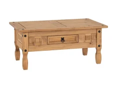 Seconique Seconique Corona Pine 1 Drawer Wooden Coffee Table