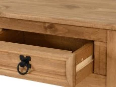 Seconique Seconique Corona Pine 2 Drawer Wooden Console Table