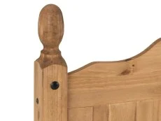 Seconique Seconique Corona Scroll Pine Wooden Bed Frame (High Footend)